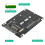 2X Adaptador SSD 2 em 1 Combina M.2 NGFF Key B e MSATA para Conversor de Adaptador  3 de 2,5 Polegadas, Caixa de SSD Externo 4