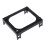 6X Zwarte Kunststof CPU-Ventilator Montagebeugelbasis voor Socket 478 3