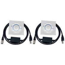 2Pcs New Download Data USB Cable for Total Stations 6 PIN CABLE NPL 352 / DTM 522 / DTM 322 / DTM552