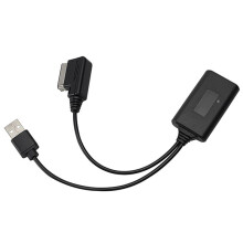 Car 2-In-1 Cable with USB Car Music AUX Audio Cable Car Charging Cable for AMI MMI 2G Accessory