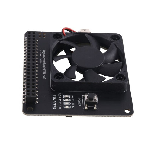 2X Argon FAN HAT for Raspberry Pi 4B 3B+ 3B PWM Software Control Fan Function Power Button for Argon NEO Case for Pi 4 2