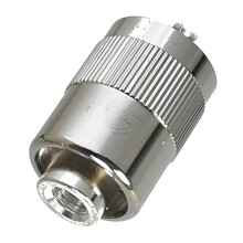10 Pcs Connector PL259 UHF Male Plug Solder for RG58 RG142 LMR195 RG400 Cable Brass
