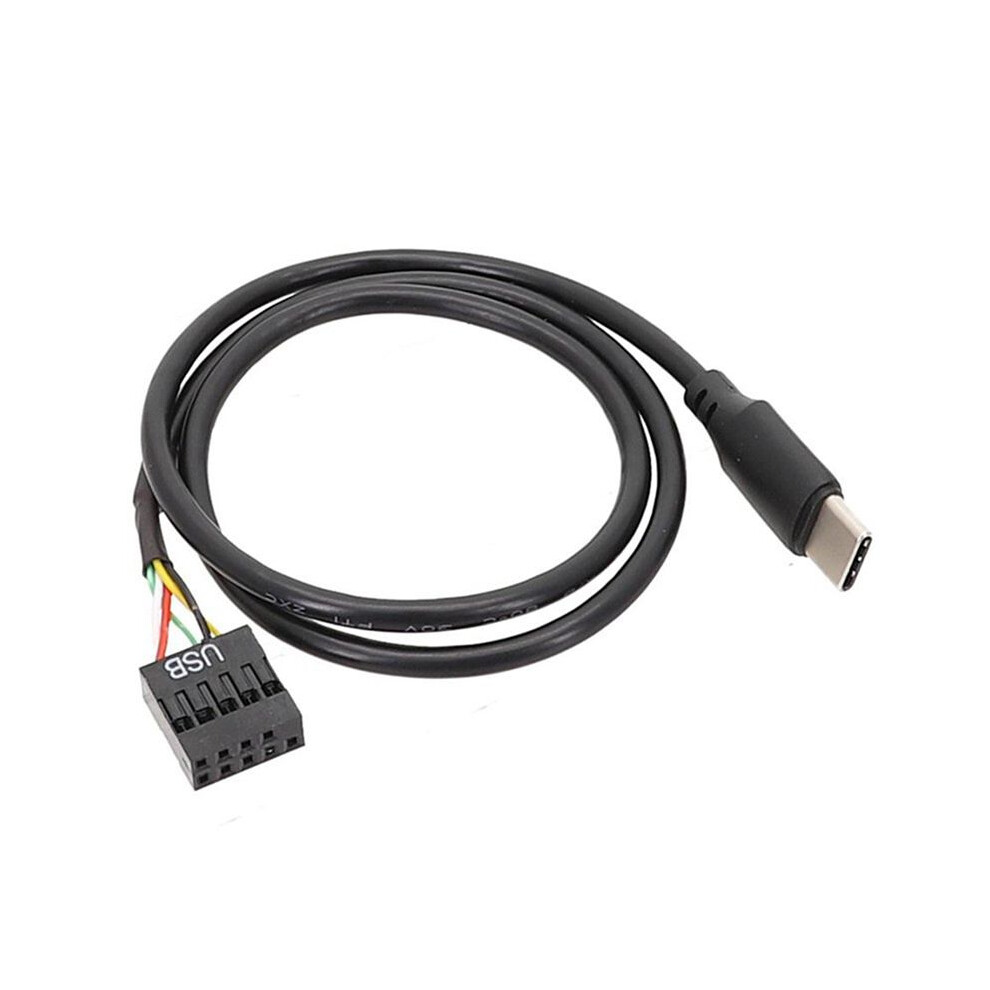 1Pcs Usb 9Pin To Usb Type C Cable For Computer Motherboard To Usbc Secondary Screen Pc Lcd Screen 9Pin Usb Cable Adapter 6031808974280