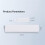 Keyboard Wrist Rest Pad Support with Desktop Partition Storage Case,For Computer Keyboard, Office-White 6