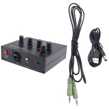 MIC-60 3-Band Equalizer Balanced Mic Preamp Microphone Preamplifier with Cable and 3.5mm Cable