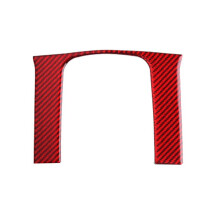 ABS Red Carbon Fiber Gear Shift Cover Trim Panel Decor Sticker for 10Th Gen 2016 2017 2018 2019