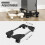 Tower Stand,Adjustable Mobile CPU Stand,CPU Holder PC Tower Stand with Rolling Caster Wheels, Pc Floor Riser Stand White 3