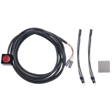Computer Desktop PC Moederbord Externe Start Aan/Uit-Knop Verlengkabel voor DIY-Knop Zwart en Rood