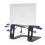 Supporto nel Alluminio per Supporto Portatile per Laptop Supporto da Tavolo Nero 2