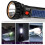 Solar/Rechargeable Multi Function LED Flashlight,Waterproof,with Emergency Strobe Light,USB Charging Cable,Fast Charging 5