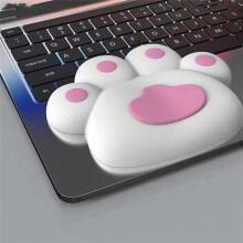 Cat Wrist Rest, 2 PCS Wrist Support for Relieving Typing Pain, Wrist Support for Computer Keyboard Games