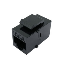 RJ45 Cat6  Coupler UTP  Inline Coupler Female to Female Cat6  Jack Cat6 Connector 1Pcs
