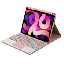 Custodia per Pad 5/5 Pro Custodia Protettiva per Tablet con Tastiera Rosa