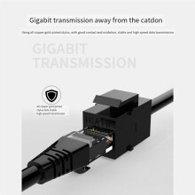 RJ45 Cat6 Koppling UTP Inline Koppling Hona Till Hona Cat6 Jack Cat6 Kontakt 10 St