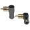 Conector RCA de 6 Uds, Conector de Audio Macho, Codo de Ángulo Recto de 90 Grados, Conector de Terminal de Altavoz para Soldar Cable de Vídeo 6