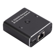 Gigabit Netwerkswitch RJ45 Netwerkpoort 2 in 1 Uit Netwerkkabel Deler Stekkervrije Netwerksplitter Ethernet Adapter