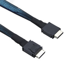 PCIE Oculink SFF 8611 4I Vers SAS SFF-8611 4I Serveur Câble Super Vitesse Câble D'Extension de Données Ligne de Transfert de Données 1 M