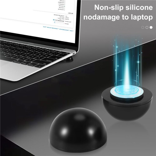 2 St Laptop Notebook Svart Antisladd Cool  Cooler Stand Pad 2