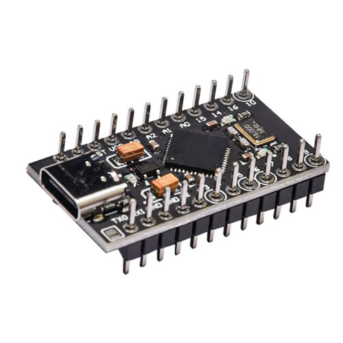 Atmega32U4 Type-C  Usb Pro Micro-for  Atmega32U4 3.3V/16Mhz Module with 2 Row Pin Header for Leonardo 2