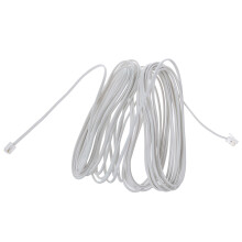 9M 30ft RJ11 6P2C Modular Telephone Phone Cables Wire White