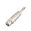 Adaptador de Cable Patch minifono XLR a Hembra 6.3mm 3