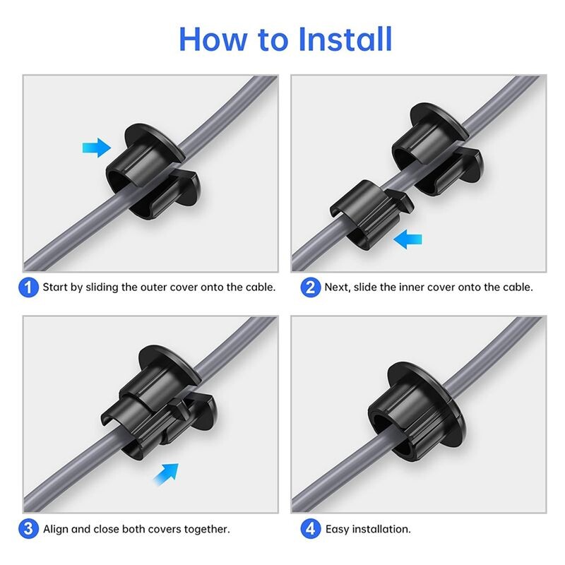 Wall Grommets for Starlink Dishy Ethernet Cables, Fits Starlink ...