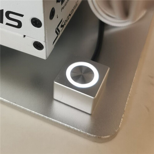 Computer Desktop  PC Motherboard External Start Power /Off Button Extension Cable for DIY Button Silver 2