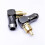 10 Uds. Conector RCA Conector de Audio Macho Codo de Ángulo Recto de 90 Grados Conector de Terminal de Altavoz para Soldar Cable de Vídeo 7