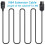 4 Pack 6Ft N64 Controller Extension Cable Cord for  64 N64 Controller 4