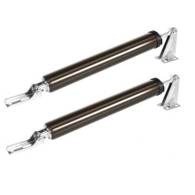 2 Set Brown Adjustable Screen Door Closers, Pneumatic Storm Door Closer with Durable Aluminum Body