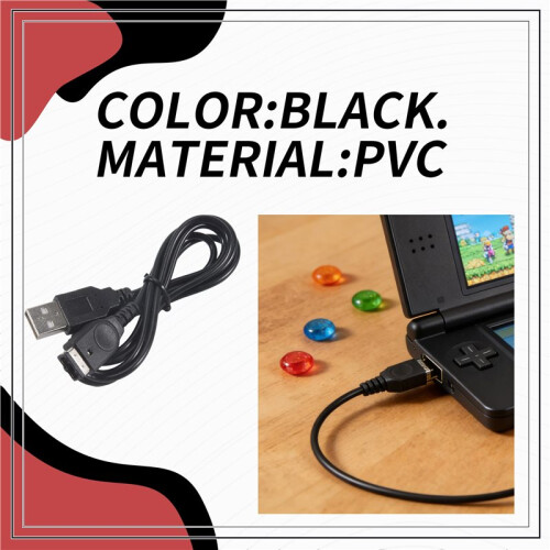 1.2m USB Power Supply Charger Charging Cable for  Gameboy Advance  SP 2