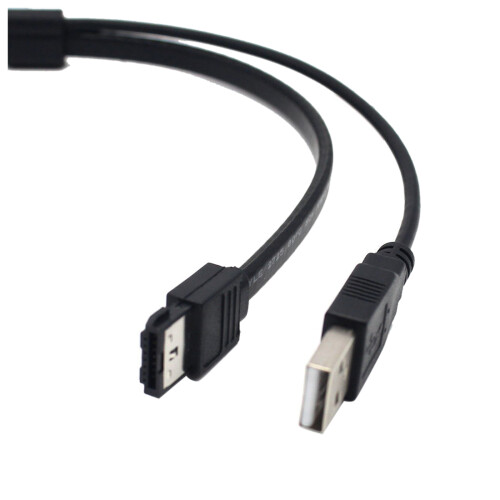 2,5-Tums HåRddisk  22Pin Till ESATA Data USB-Driven Kabeladapter för Optimerad för SSD, StöDer UASP  III/EC-SSHD 1