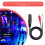 1,5 m / 5 ft Stereo Audio Splitter Patch Y Kabel 1 XLR Buchse auf 2 RCA Stecker 1
