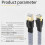 Ethernet Cable STTP 40Gbps Cat 8 RJ45 Network Lan Patch Cord for Router Modem Internet RJ 45 Ethernet Cable 5