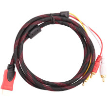 Adaptateur De Câble  Mâle Vers Rca Vidéo Audio Pour Ps3 Ps4 Pour  One , Le  Récent