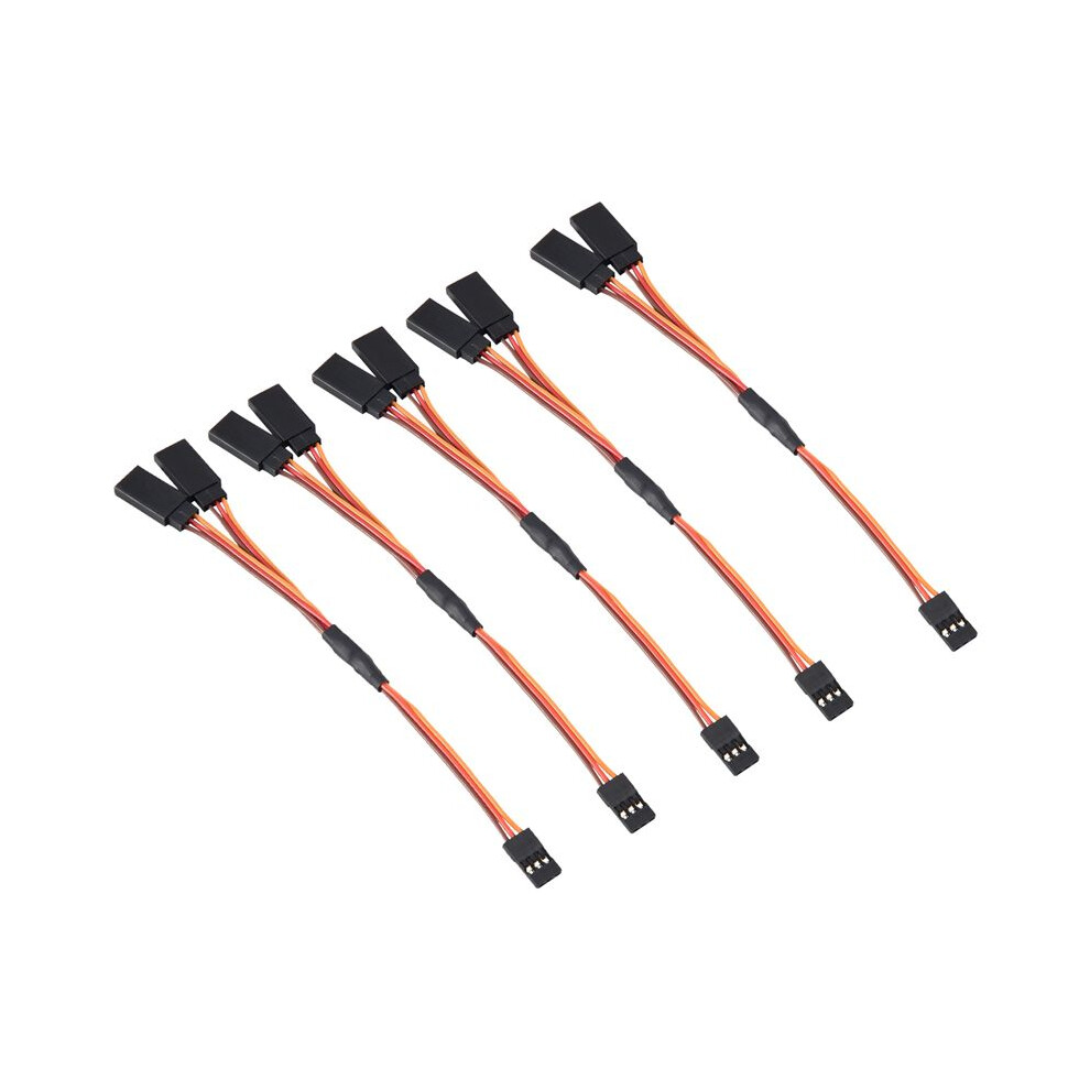 5Pcs 150Mm Y Type Extended Extension Lead Wire Cable For Futaba Jr Y Harness Servo Lead Extension 4712562663024