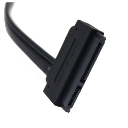 2,5-Tums HåRddisk  22Pin Till ESATA Data USB-Driven Kabeladapter för Optimerad för SSD, StöDer UASP  III/EC-SSHD 2