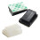 30x Cable holder Cable clip Cable clamp Self-adhesive white 9