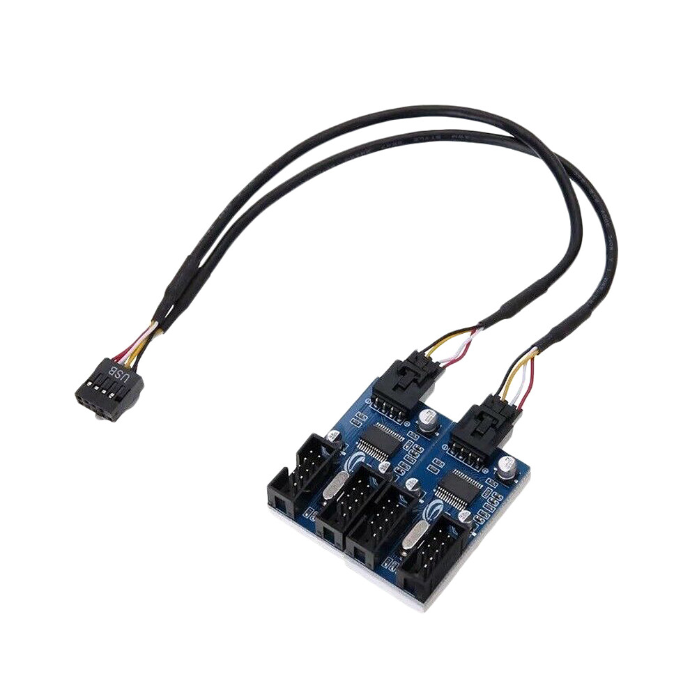 Motherboard Usb 9Pin Header 1 To 4 Splitter Port Multiplier 30Cm Extension Cable 4711147569324