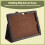 Folding Folio Case Tab Cover Stand For  Surface 3 10.8inch Tablet PC Brown 2
