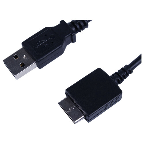 USB Data Charging Cable Cord  Walkman E052 A844 A845 MP3 MP4 Player Black