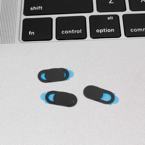 3pcs Plastic Camera Shield Stickers Notebook PC Tablet PC Mobile Anti-Hacker Peeping Protection Privacy Cover black