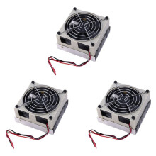 3X DIY Thermoelectric Cooler Cooling System Semiconductor Refrigeration System Kit Heatsink Peltier Cooler for 10L Water