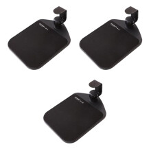 3X Jincomso Tappetino per Mouse Fisso Girevole Un 360 Gradi, Accessorio per Il Vassoio del Mouse, Tappetino per Mouse Da Polso, Barella per Computer,