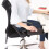 5X Jincomso Rotatable 360 Degree Fixed Mouse Pad, Mouse Tray Accessory, Wrist Guard Mouse Pad, Computer Hand Stretcher, Black 6