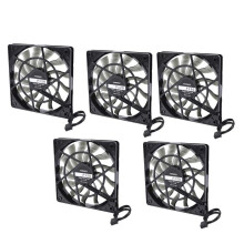 5X Thin 12mm Thickness 120X120X12mm 12V Desktop Computer Host Quiet Fan with Speed 12CM Chassis Cooling Fan