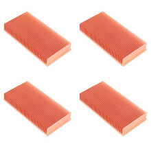 4X Puur Koperen Heatsink 100X50X15Mm Skiving Fin Koellichaam Radiator voor Elektronische RAM Chip LED VGA Cooling Cooler