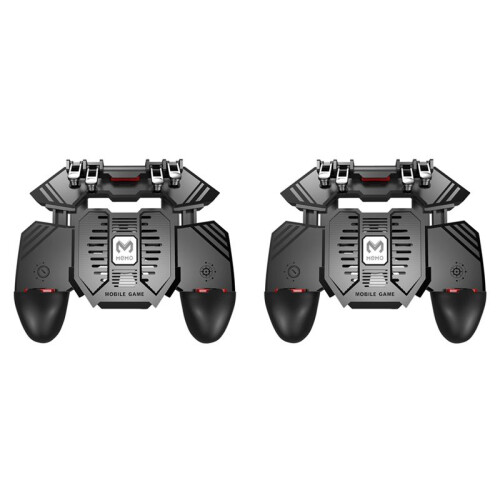 2X MEMO AK77 Game Trigger Dispositivo di Raffreddamento del Telefono Ventola Controller di Gioco Controller Pubg con Ventola Pubg Joystick per