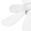 E27 LED-Deckenventilator 400 U/min Blume 6-Flügel Weiß 5