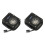 2X PC Water Cooling Flow Meter Indicator 12V Small 3pin Interface G1/4 Thread Pom Rustproof Computer Flow Meter Black 1